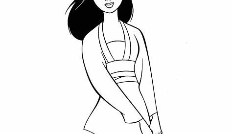 Mulan Coloring Pages | Team colors