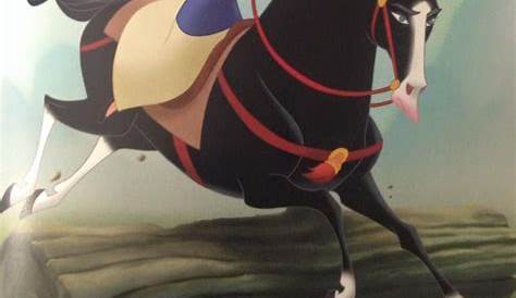 Mulan riding on her horse, Khan | Mulan disney, Disney horses, Punk
