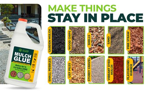 Mulch Glue Permeable