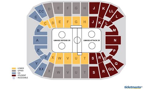 Mullins Center Seating Chart