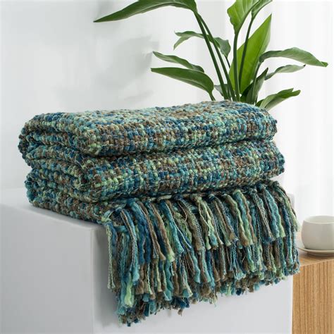 Multi Color Knit Throw Pillows