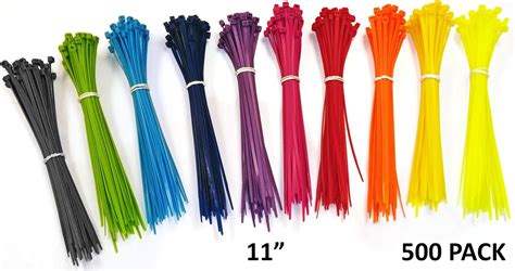 multi color zip ties
