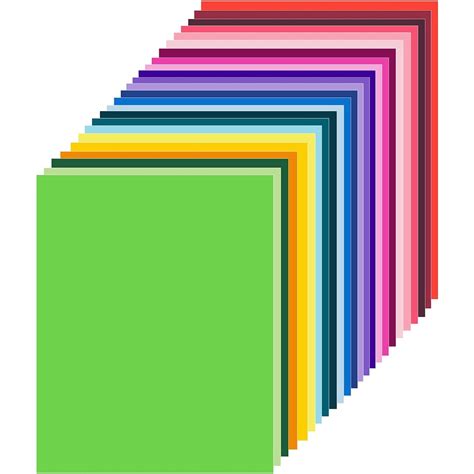 multi colored cardstock paper