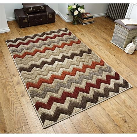 multi colored chevron rugs