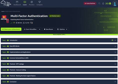 Multi Factor Authentication Tryhackme Walkthrough