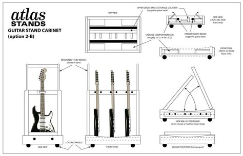 Multi Guitar Stand Dimensions