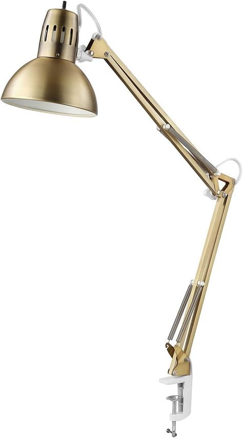 21" MultiJoint Desk Lamp LED Swing Arm CClamp Study Xmas Birthday