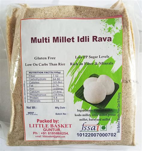 Multi Millet Idli Rava