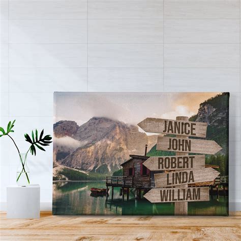 Multi Name Custom Canvas