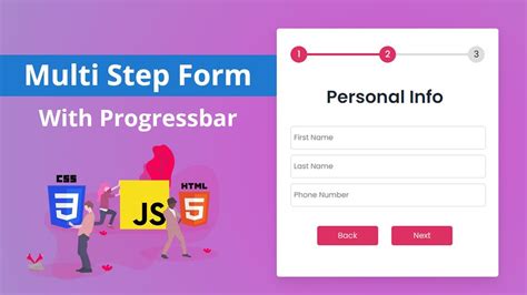 multi step form html template free download