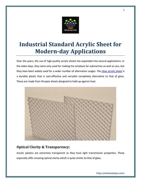 Multi Surface Acrylic Data Page