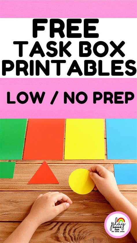 Multi Task Preschool Printables