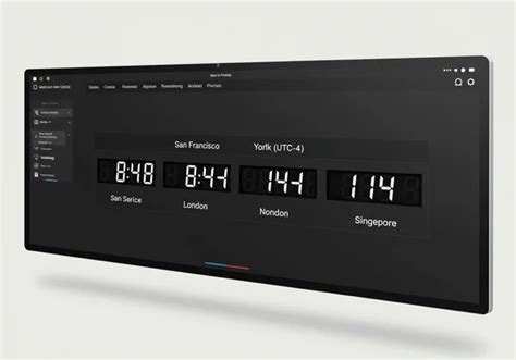 Multi Time Zone Digital Clock App
