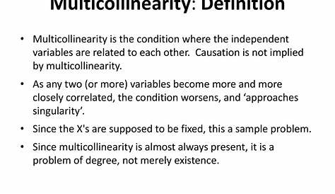Correct spelling for multicollinearity [Infographic