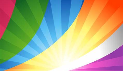 Rainbow strips multicolor vector background Vector Free