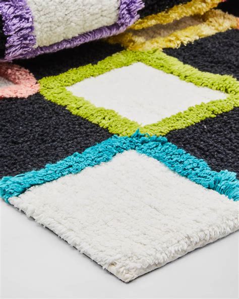 Multicolor Bath Rug