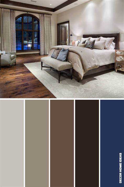 Multicolor bedroom with grey floors