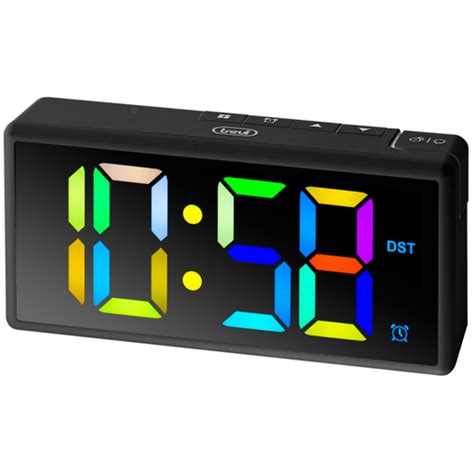 Multicolor Display Alarm Clock