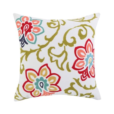 Multicolor Floral Throw Pillows