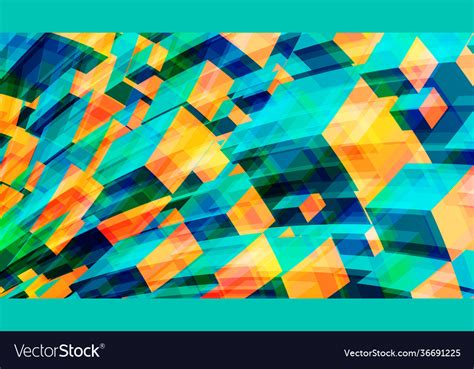Multicolor Geometric Background Vector
