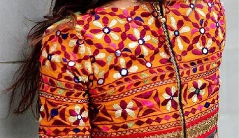 Multicolored Blouse Design Multicolor Embroidered Readymade er , Size 34