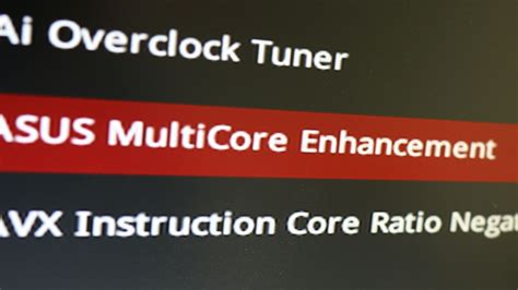 Расскажем о Asus multicore enhancement что это