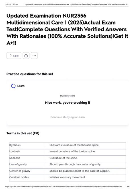 Multidimensional Test Questions