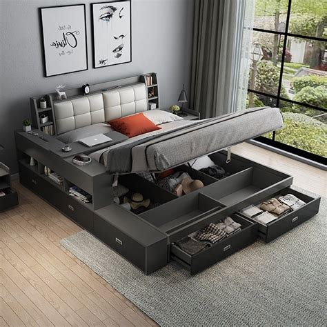 Multifunctional Storage Bed