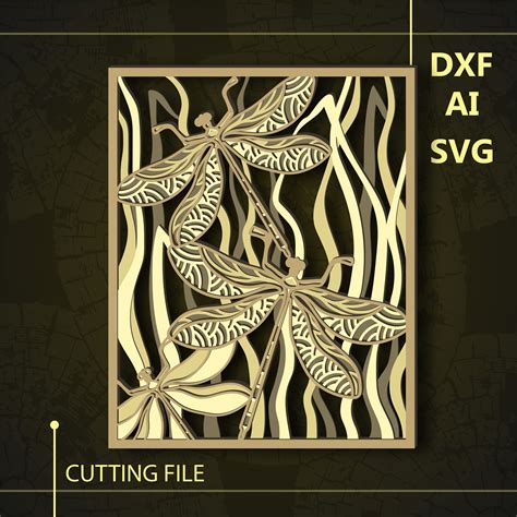 Download multilayer-dragonfly-mandala SVG