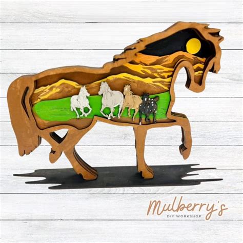 Download multilayered-horse SVG