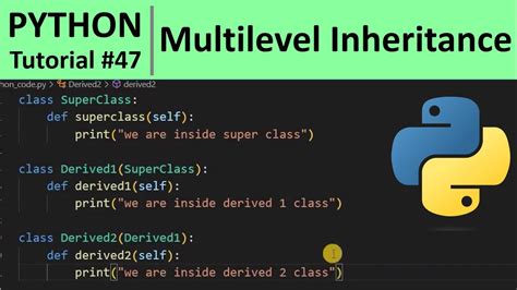 multilevel inheritance program in python