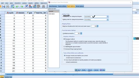 multilevel logistic regression spss