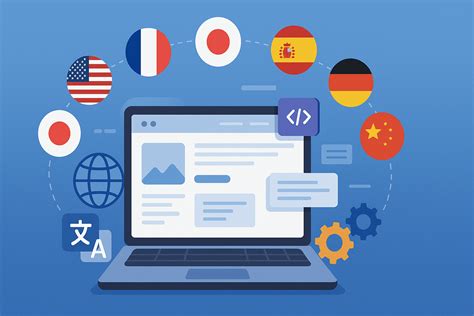 複数言語でウェブ検索を進める調査のイメージ