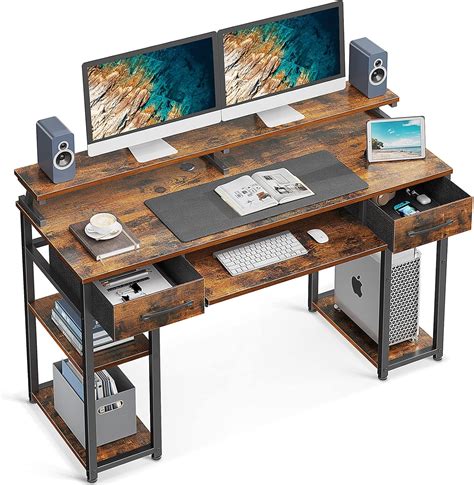 Multimedia Desk With Storage