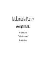 Multimedia Poetry