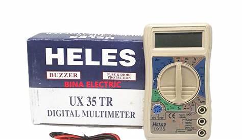 Multimeter Digital Heles Jual Avometer Multitester