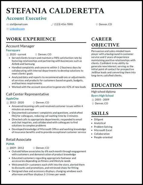 Get Resume Objective Examples For Multiple Jobs Background