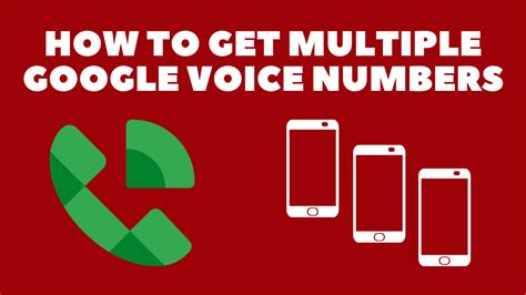 can i have multiple google voice numbers, Abavideonews