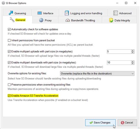 Multiple Amazon S3 Bucket With Transfer Acceleration For Storage