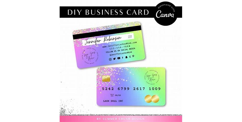 multiple business cards on one sheet canva