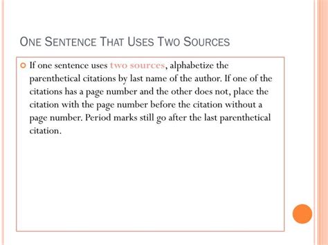 multiple citations in one sentence mla