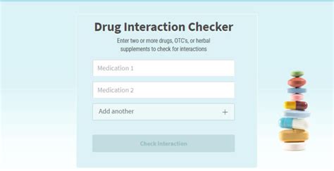 Multiple Drug Interaction Checker App