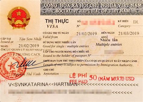 multiple entry visum vietnam
