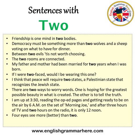 multiple example sentence