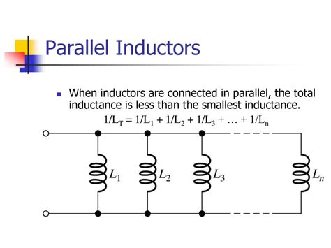 Multiple Inductors In Parallel