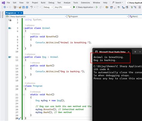 multiple inheritance in c# with real time example