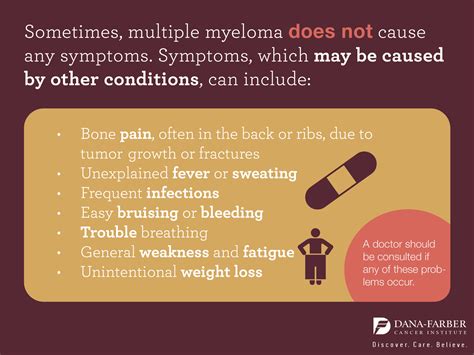 multiple myeloma symptoms in women