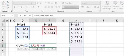 Multiple Parameters Excel