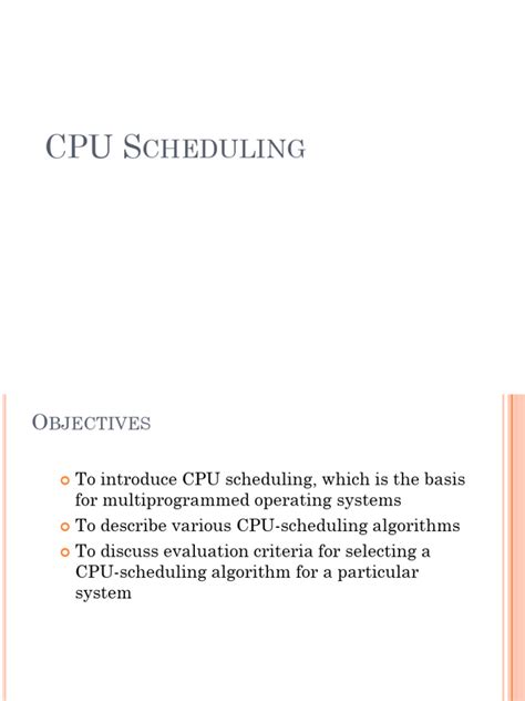 multiple processor scheduling in os pdf