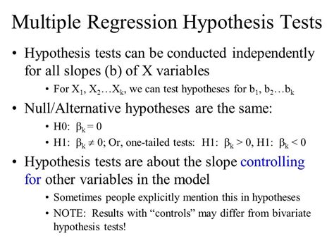 multiple regression hypothesis example psychology